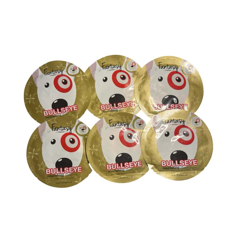Lot of 6 Fantasy by masqueBAR Bullseye Nourishing Sheet Mask Target Exclusive